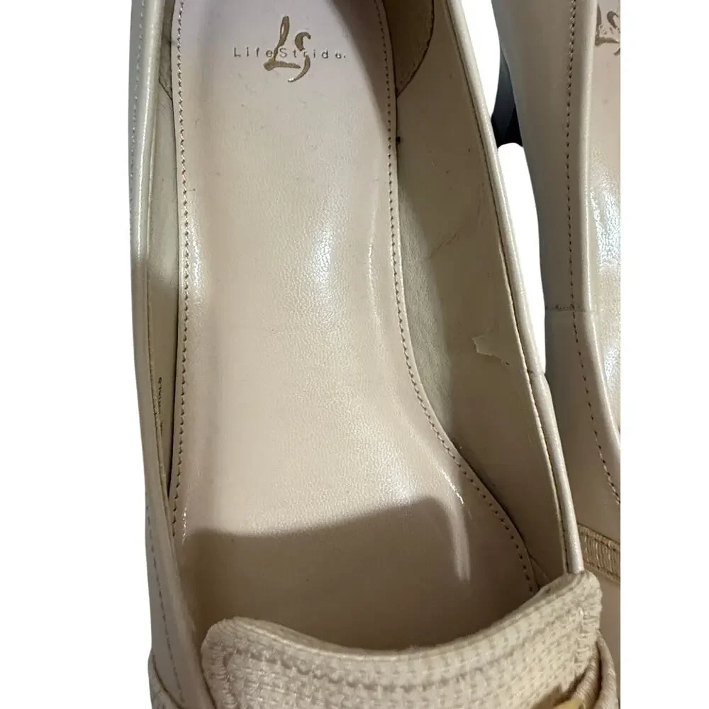 LifeStride Jarmin Beige Victory Heels  - Size 9